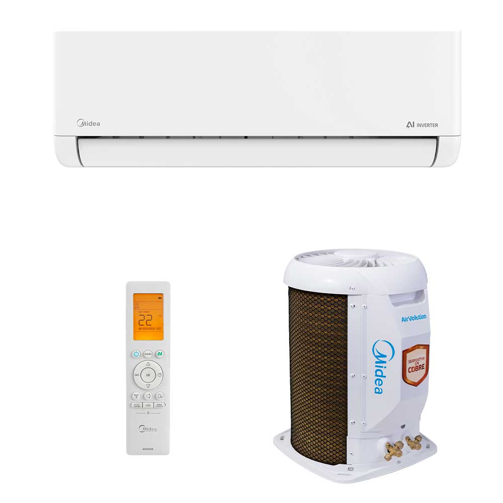 Split AI AirVolution Midea Inverter 9.000 BTU/h Frio 220V R-32