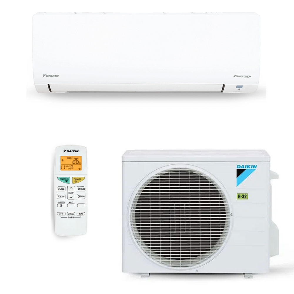 Split Hi-Wall Inverter Daikin EcoSwing Smart Gold 9.000 BTU/h Quente/Frio 220V