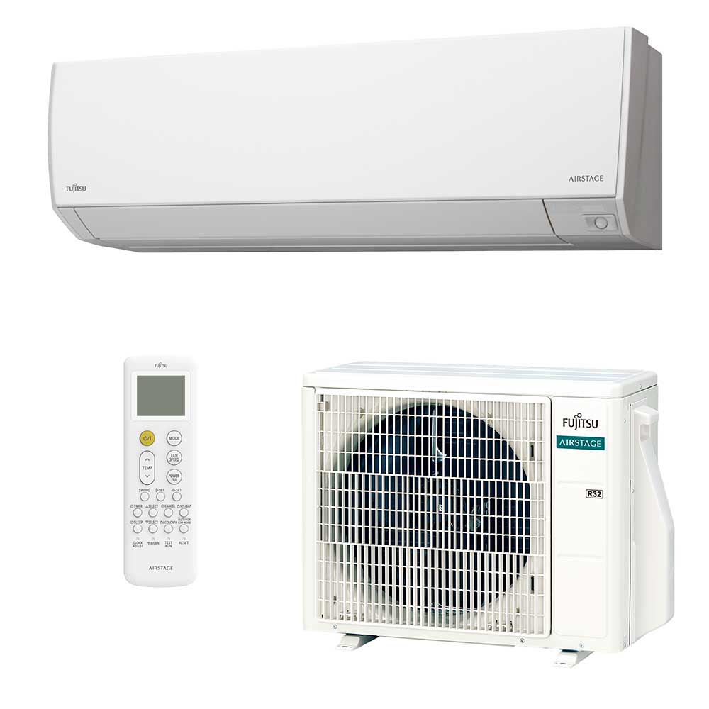 Split Hi-Wall Inverter Fujitsu Airstage Premium 12.000 Btu/h Frio 220v