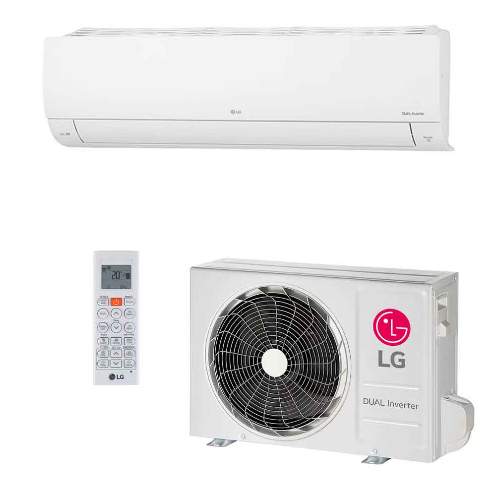 Split Hi-Wall LG Dual Inverter Voice +AI 12.000 BTU/h Quente/Frio 220V