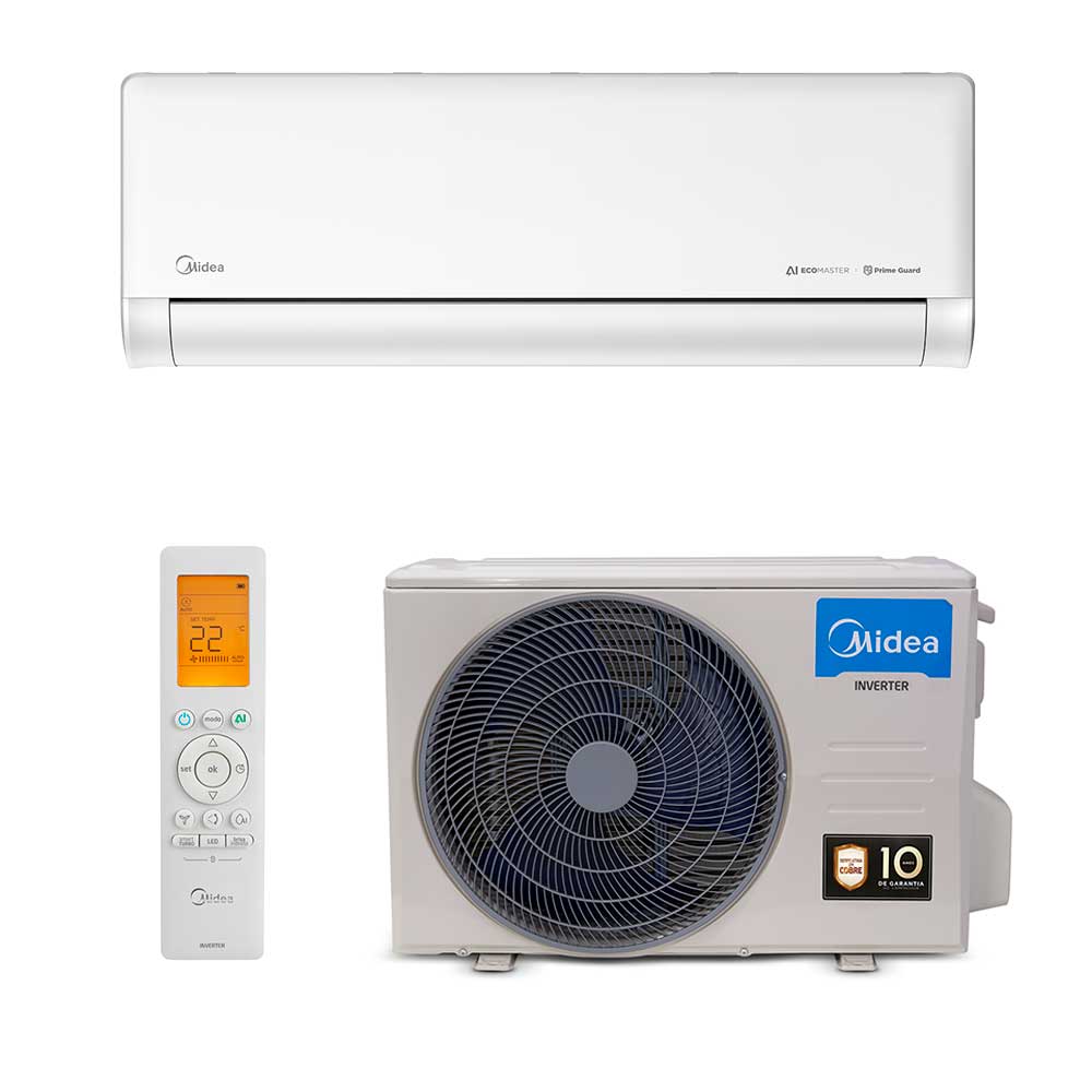 Split Hi-Wall Midea Inverter AI Ecomaster 12.000 BTU/h Frio 220V R-32